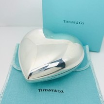 Tiffany &amp; Co Vintage Extra Large Heart Trinket Box in Trinket in Sterling Silver - £459.25 GBP