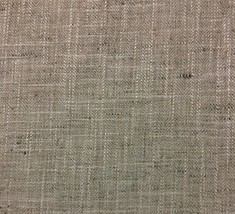 BALLARD DESIGNS BORDEN FLAX BEIGE WOVEN DESIGNER UPHOLSTERY FABRIC BY YA... - £9.67 GBP