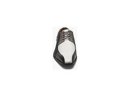 Stacy Adams Turano Bike Toe Oxford Croc Print Shoes Black Multi 25576-910 image 3