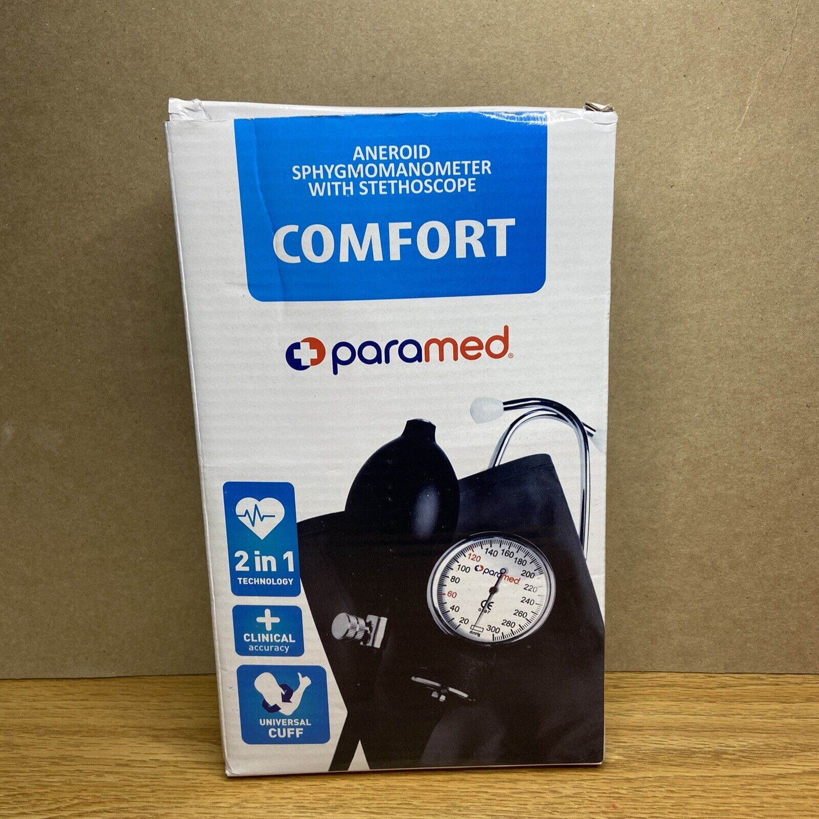 Aneroid Sphygmomanometer PARAMED Manual Blood Pressure Cuff w