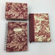 Covington Red Floral Stationary Set Journal Address Book Note Cards Enve... - $29.99