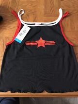 Shirley Womens Spaghetti Top Size XL Black 0032 - $7.92