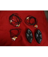 2 AV RCA Selector Boxes, 3-Way Switch Splitter Switching Box w/ Cables - $6.95