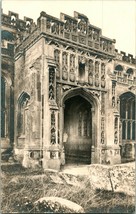 Vtg Cartolina 1910s RPPC S.Peter E S.Paul&#39;s Chiesa Portico Porta Lavenham UK - £8.77 GBP