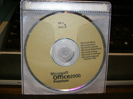 Microsoft Office 2000 Premium 4Disks w Product Code - $69.99