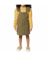 BCBG Girls Kids&#39; ~ 2-Pc. Jumper Set ~ SIZE 5 ~ Olive Green ~ Adjustable ... - $31.97 CAD