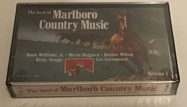 SEALED 1985 WB Cassette The best of Marlboro Country Music Hank Williams Jr - £19.35 GBP