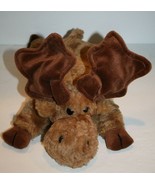Ty Beanie Buddies Mortimer Moose 14&quot; Plush Stuffed Bendable Antler Toy V... - £11.70 GBP