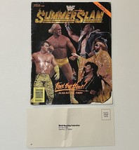 Vintage WWF SummerSlam 1989 Official Souvenir Edition Magazine Program - £27.68 GBP