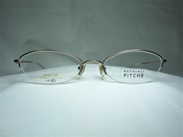 Fitche eyeglasses Titanium half rim frames square oval women&#39;s NOS hyper vintage - £115.64 GBP