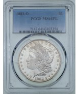 1883-O 1 $ Dollar D&#39;Argent Morgan Évalué Par PCGS Comme MS64PL Prooflike - $262.32