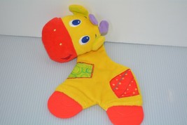 Bright Starts Giraffe Yellow Plush Snuggle Teether Crinkle Baby Activity... - $8.80