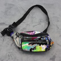 Holographic Fanny Pack Camo Iridescent Fashion Bag Casual Adjustable Waist Pouch - £14.71 GBP