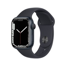 Apple Watch Series 7 GPS 41m Midnight Aluminum Case Midnight Sport Band ... - £334.52 GBP