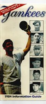 BASEBALL:  1984 NEW YORK YANKEES  MLB Media GUIDE EX+++ DAVE RIGHETTI  C... - $8.64