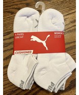 New Puma Women’s White  Low Cut Socks 6 pack NWT - £12.99 GBP