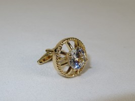 Men J.Valintin Cufflinks With Bold Stones Plated Gold Vito Rofolo V45-3 image 4