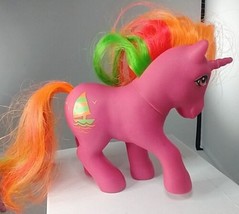 VINTAGE My Little Pony G1 HULA HULA Tropical Ponies Unicorn Sailboat MLP... - £19.07 GBP