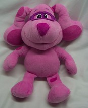Blue&#39;s Clues Pink Magenta Puppy Dog W/ Glasses 11&quot; Plush Stuffed Animal Toy - £12.84 GBP