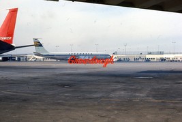 Original Luthansa Airlines Airplane 35mm Photo Slide - $18.54