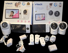 BUNDLE 2 Vtech Smart Wi-Fi 1080p Pan &amp; Tilt Monitor-VM919HD &amp; RM5764-2HD... - $30.00