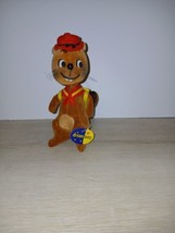 R. Dakin Dream Pets Eager Beaver Stuffed Animal Sawdust Squirrel Japan Vintage  - $14.52