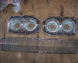 1965 DODGE MONACO GRILL w/ HEADLIGHT BEZELS, BUCKETS COMPLETE OEM - $359.98