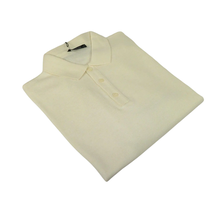Mens PRINCELY Soft Merinos Wool Sweater Knits Lightweight Polo 1011-40 Ivory image 6