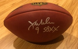 Chicago Bears Jim Mc Mahon Signed Official Nfl Duke Gameball Photo Proof Sb Xx - £237.46 GBP