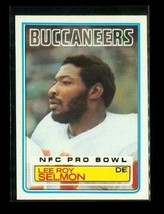 Vintage 1983 Topps Nfc Pro Bowl Football Card #182 Lee Roy Selmon Buccaneers - £3.94 GBP