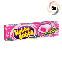5x Packs Wrigley's Hubba Bubba Outrageous Original Bubble Gum ( 5 Piece Packs ) - £8.93 GBP
