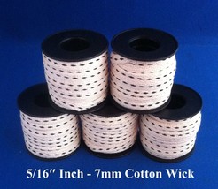 7mm - 5/16″ Inch Oil Lamp Wick FREE Shipping Worldwide FREE Burner Cleaner - $14.74