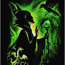 Maleficent&#39;s Enchanting Diamond Art Kit - 5D Full Drill Cross Stitch Embroidery - £23.66 GBP