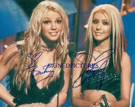 Britney Spears And Christina Aguilera Signed Autograph Autographed 8X10 Rp Photo - £15.68 GBP