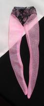 Barbie doll accessory hose stockings pink sheer leg black panty vintage lingerie - £7.82 GBP