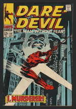 Daredevil #44, 1968, Marvel Comics, Vg Condition Copy, I, Murderer! - £11.84 GBP