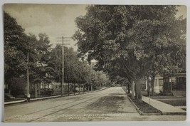 Athen Pennsylvania PA South Main Street 1912 to Newark NJ Postcard T5 - £5.44 GBP