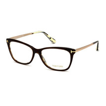 TOM FORD FT5353 050 Dark Brown 54mm Eyeglasses New Authentic - $136.66