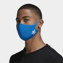 Adidas Authentic Face Mask Cover Blue Size &quot;Medium/Large&quot; - £7.90 GBP