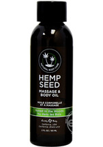 Earthly Body Hemp Seed Massage And Body Oil Naked in the Woods 2oz - $11.87