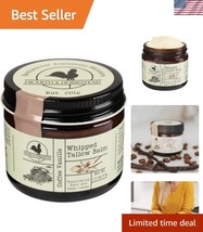 Organic Tallow Balm with Olive Oil &amp; Coffee Vanilla - Rich in Essential ... - $40.50