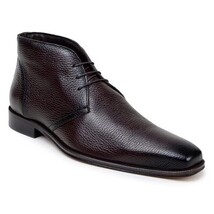 Belvedere Axel Boot Italian Deer skin, Nappa Soft Leather Lace Up Brown image 5
