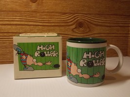 Vintage Bowling mug potpourri press 1987 High Roller Great for Coffee / Tea - £7.05 GBP