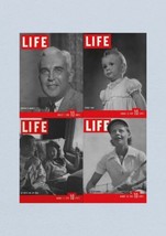 Life Magazine Lot of 4 Full Month August 1939 7, 14, 21, 28 Wizard Oz Print ad - £37.53 GBP