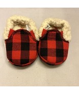 Infant Slipper Shoes Red Plaid - £7.82 GBP