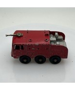 Vintage Lesney Matchbox Airport Foamite Crash Tender #63 Diecast Fire Truck - $12.30