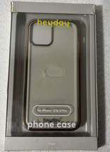 Heyday Apple iPhone 12 iPhone &amp; 12 Pro Gold Bumper Clear Plastic Case-
show o... - £7.56 GBP