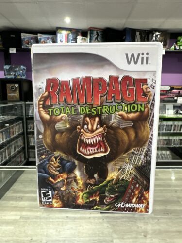 Primary image for Rampage: Total Destruction (Nintendo Wii, 2006) CIB Complete Tested!