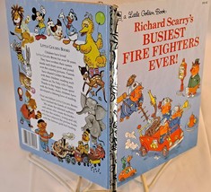 Little Golden Book Ser.: Richard Scarry&#39;s Busiest Firefighters Ever! by Richard  - £9.67 GBP