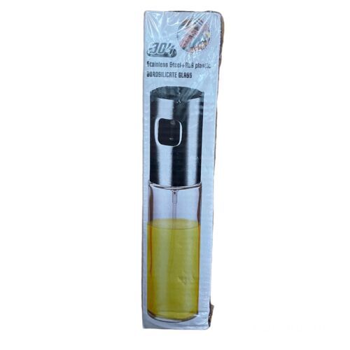 Edible Oil Spray Bottle 304 Stainless Steel-ABS Plastic Borosilicate Gla... - $6.90